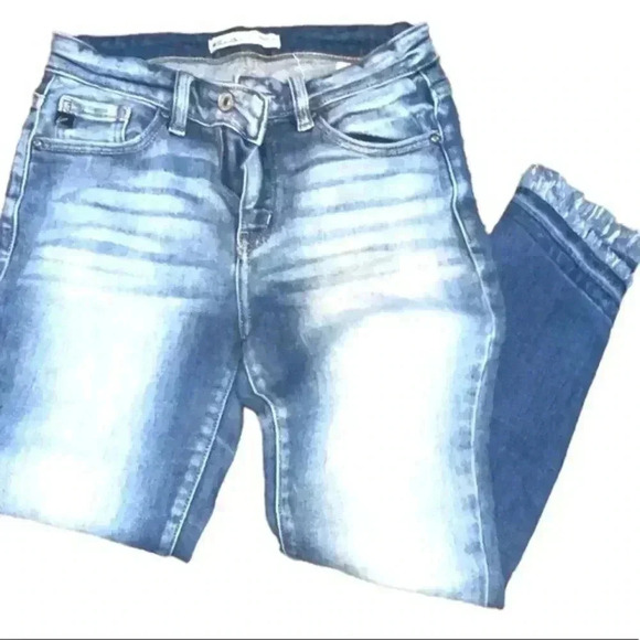 KENNETH COLE ACID WASH ANKLE JEANS - Picture 6 of 10